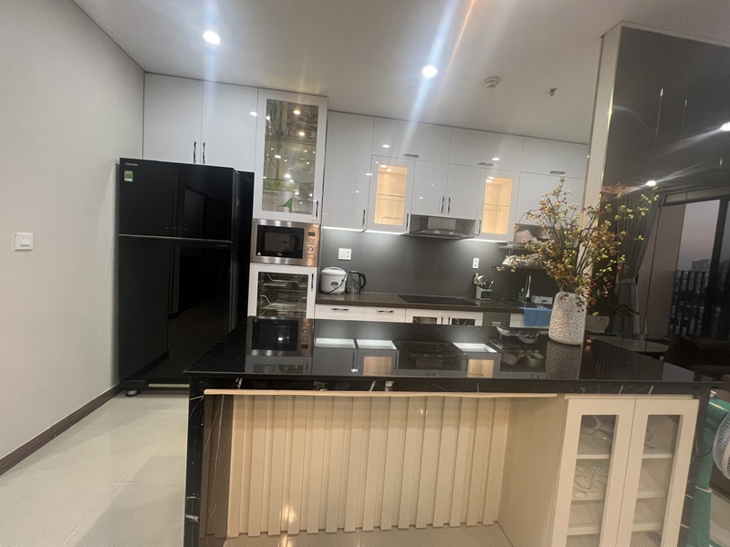 Khu bếp căn hộ hộ I2-8.08 dự &aacute;n H&agrave; Đ&ocirc; Centrosa 3/2